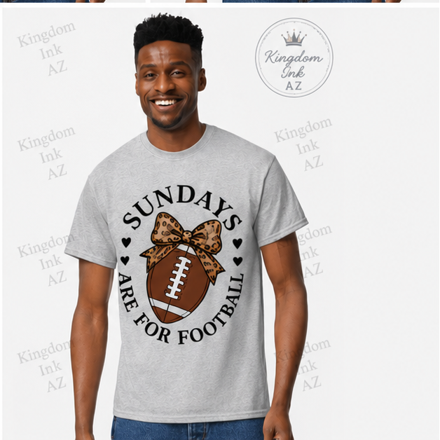 Game Day Vibes Kingdom Ink AZ watermarked shirt mockup