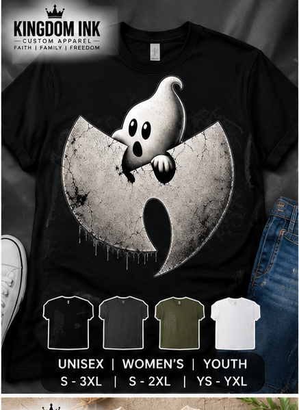 Ghost Emblem Halloween T-Shirt